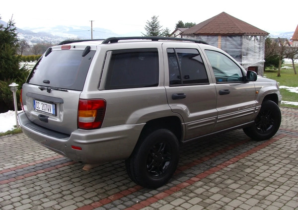 Jeep Grand Cherokee cena 28500 przebieg: 257000, rok produkcji 2002 z Limanowa małe 79